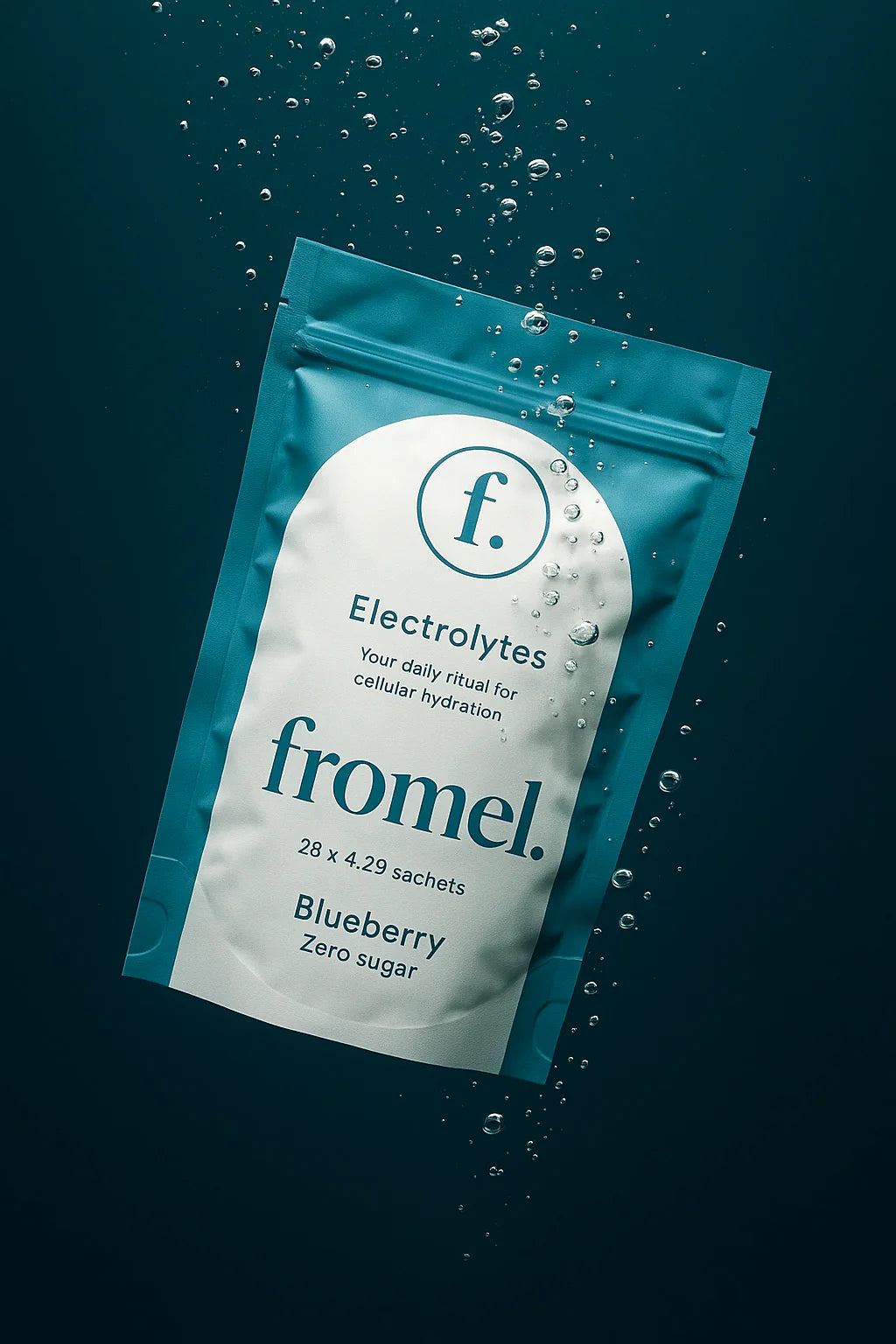 Stay hydrated, energised, and recovered with fromel electrolyte sachets.